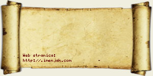 Olga Pejaković vizit kartica